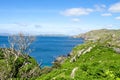 Landscape view in West Kerry, Beara peninsula in Ireland Royalty Free Stock Photo