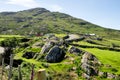 Landscape view in West Kerry, Beara peninsula in Ireland Royalty Free Stock Photo