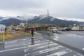 Yudanaka city In Winter Season in Nagano City, Japan