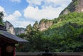 Landscape viewed from the Guanyin Cave in the Lingfeng Area of Mount Yandang in Yueqing, Zhejiang