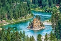 Landscape views around kootenai river national park montana