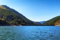 Detroit lake seen from boat Royalty Free Stock Photo