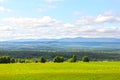 Landscape and village