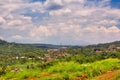 Landscape of a village in Sukabumi, Indonesia Royalty Free Stock Photo