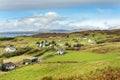 village, Isle of Skye, nature, green and blue Royalty Free Stock Photo