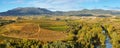 Landscape with vineyards at La Rioja, Spain Royalty Free Stock Photo