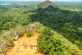 Landscape visible from Sri Lanka, Sigiriya rock summit