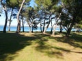 Landscape vith sea view in Brion Island, Magdalene archipelago, Croatia