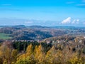 Landscape in Vogtland Saxony, Autumn