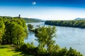 Landscape of Wachau valley, Danube river, Austria Royalty Free Stock Photo