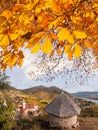 Landscape of Wachau valley, Spitz village with Danube river in Austria. Royalty Free Stock Photo