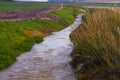 Landscape of wadi Barkan stream Kfar Glikson in HaNadiv valley in northwestern Israel