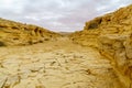 Landscape of a wadi in Ein Avdat National Park