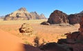 Landscape in Wadi Rum