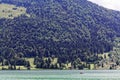 Landscape at the Walchsee in Austria.