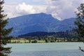 Landscape at the Walchsee in Austria.