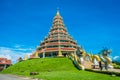 Landscape of Wat Huay Pla Kung temple with dragon symbol travel destination the famous place religious attractions