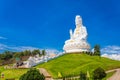 Landscape of Wat Huay Pla Kung temple Statue of Guan Yin travel destination the famous place religious attractions of Chiang Rai