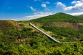 Landscape, Water pipes in the mountains Royalty Free Stock Photo