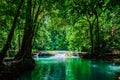 Landscape Waterfall Than Bok Khorani. Thanbok Khoranee National Parklake, nature trail, forest, mangrove forest, travel nature,