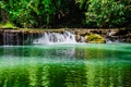 Landscape Waterfall Than Bok Khorani. Thanbok Khoranee National Parklake, nature trail, forest, mangrove forest, travel nature,