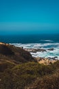 Landscape Wave Breaker, punta de tralca Beach Chile