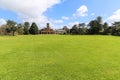 The landscape in werribee park ,melbourne,australia