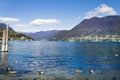Landscape on the western arm of the lake of Como, Cernobbio, Italy