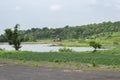 Landscape, Wetland and Forest During of Jam Village Mhow Royalty Free Stock Photo