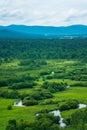 The landscape of the wetland in Hulun Buir