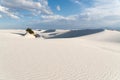 Landscape at White Sands National Monument in Alamogordo, New Mexico.