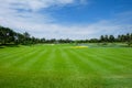 Landscape Wide green lawns Royalty Free Stock Photo