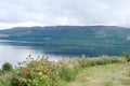 Northern part of Scotland. Natural landscapes of numerous lakes, forests and Scottish mountains.