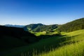 landscape with wind energy in the black forest area Germany Royalty Free Stock Photo