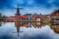 Landscape with the windmill, Haarlem, Holland