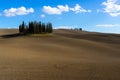 Landscape wth cypress trees near San Quirico d`Orcia, Italy