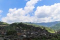 The landscape in xijiang miao village , guizhou,china Royalty Free Stock Photo