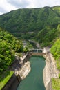 Landscape of Yahagi Hydroelectric Power Plant