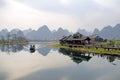 Landscape in Yangshuo Guilin, China Royalty Free Stock Photo