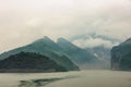 Landscape of Yangtze River Qutang Gorge, Baidicheng, China Royalty Free Stock Photo