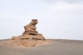 Yardang landform in Dunhuang