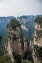 Landscape of Yuanjiajie, Zhangjiajie National Forest Park,