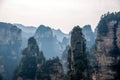 Landscape of Yuanjiajie, Zhangjiajie National Forest Park,