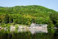 Landscape of Yufuin, Oita, Lake Kinrinko is another natural landmark of Yufuin