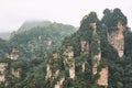 Landscape of Zhangjiajie. Located in Wulingyuan Scenic and Historic Interest Area which was designated a UNESCO World Heritage