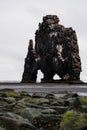 Landscaped of Hvitserkur rock formation, in northern Iceland