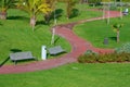 Landscaped park Royalty Free Stock Photo