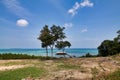 landscaped view of the Java sea from Karimunjawa island Royalty Free Stock Photo