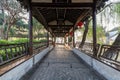 Landscapes of the ancient buildings in Jinxi in the morning, a historic canal town in southwest Kunshan, Jiangsu Province, China