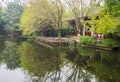 Landscapes of chinese park chengdu Royalty Free Stock Photo